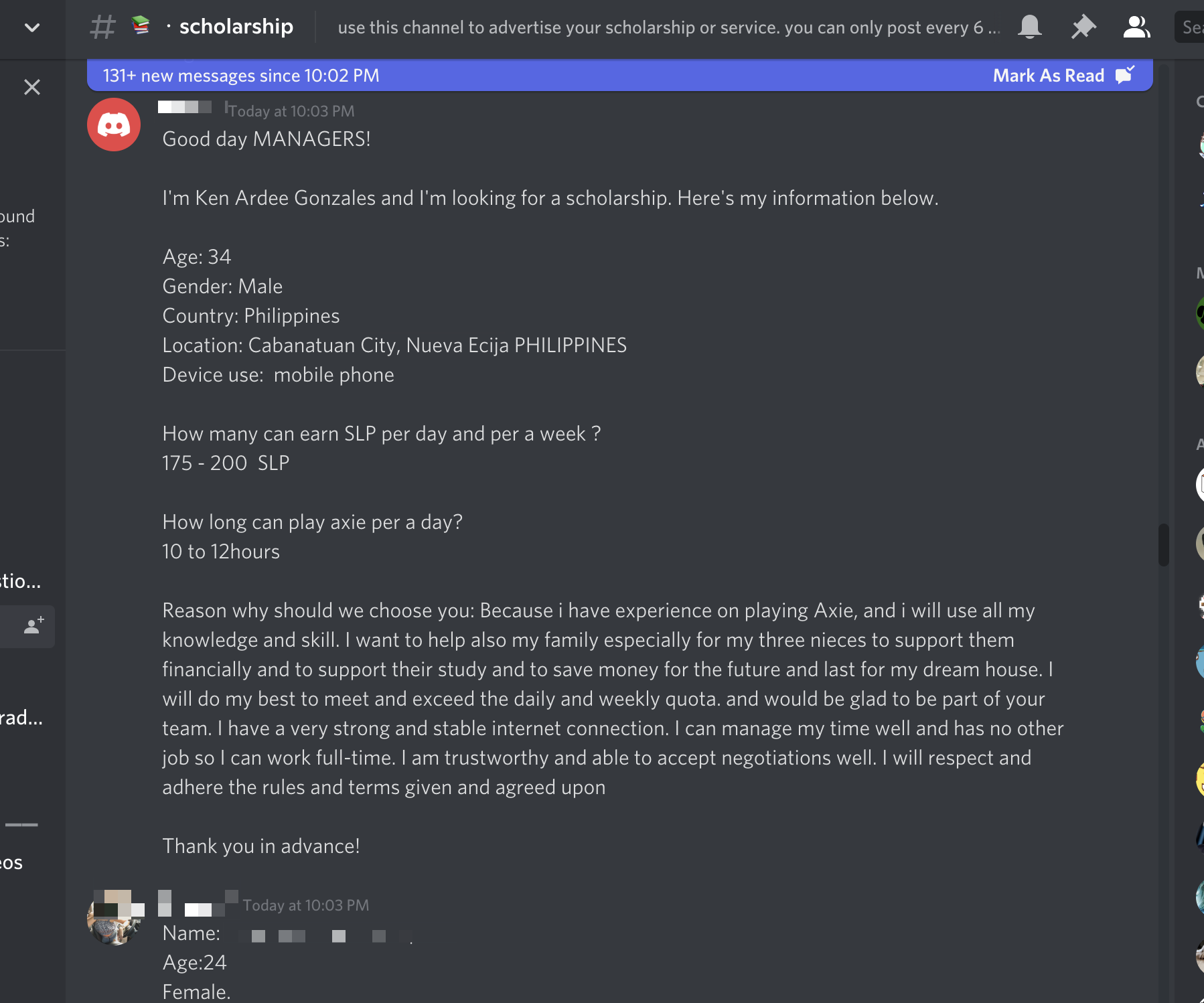 在官方 Discord 群組中有大量尋找 Manager 的人。 /image/blog/0pomu.png