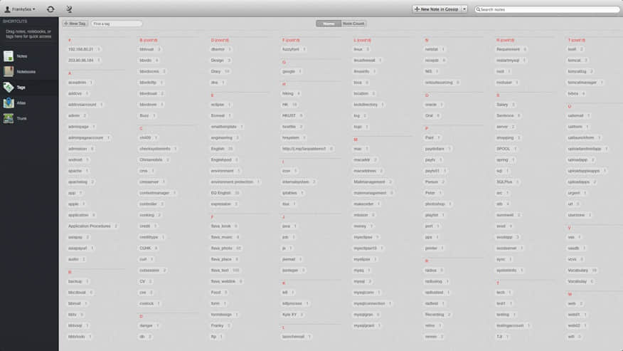以標籤形式管理所有筆記 /image/blog/oszsd.jpg